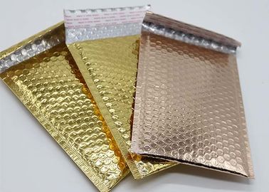 Rose Gold Metallic Bubble Wrap-Postsendung schlägt Leichtgewichtler 6x10 für Verschiffen ein