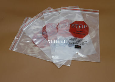 Flacher oberster offener PET Plastiktasche-Offsetdruck mit 2 oder 3 versiegelnden Seiten